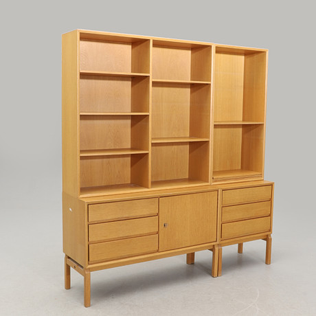 MARIAN GRABINSKI. Bokhyllor, 2 sektioner, MTP-serien, IKEA, 1960-tal. på auktion hos Crafoord Auktioner Malmö