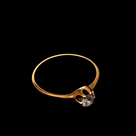 RING, 18K guld, Briljant 0,25 ct. på auktion hos Garpenhus Auktioner
