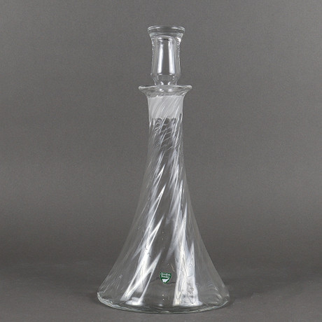 GUNNAR CYRÉN. KARAFF Glas, "Helena" Orrefors. på auktion hos Karlstad Hammarö Auktionsverk