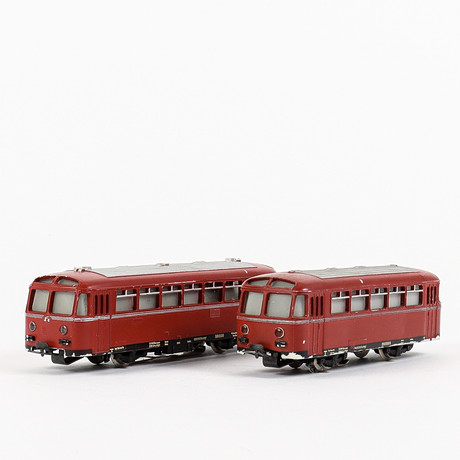 MÄRKLIN Rälsbuss med vagn, Tyskland. på auktion hos Karlstad Hammarö Auktionsverk