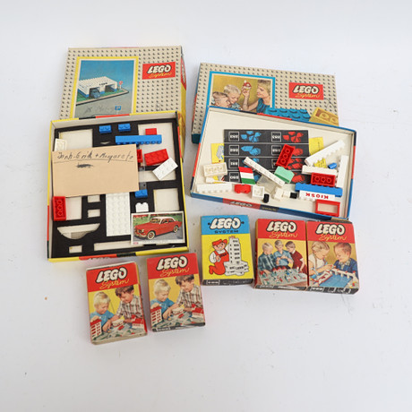 LEGO, Lego system, i originalförpackning. på auktion hos Falun Auktionsbyrå