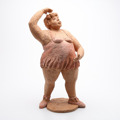 KENNETH ELLMAN. Skulptur, terrakotta, signerad. på auktion hos Crafoord Auktioner Lund