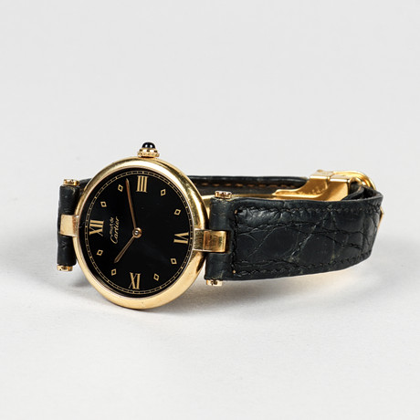 CARTIER, must de Cartier, "Vermeil", förgyllt sterlingsilver, quartz, 1980/90-tal. på auktion hos Karlstad Hammarö Auktionsverk