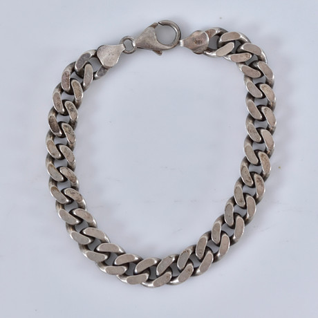 ARMLÄNK, manglad pansar, sterlingsilver. på auktion hos Halmstads Auktionskammare