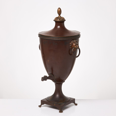 OTTO FREDRIC RICHMAN. Samovar, Empire, 1800-talets första hälft, Falun. på auktion hos Stockholms Auktionsverk Sickla