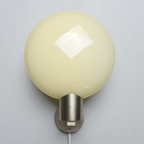 HARALD NOTINI. Vägglampa, Böhlmarks, Funkis, 1930-tal. på auktion hos Formstad Auktioner