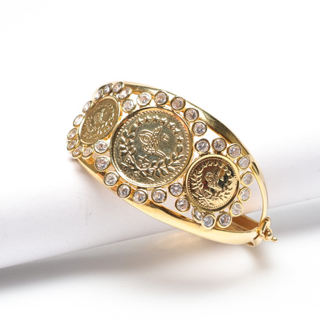 Stel ARMRING, 14K, Guld, vikt cirka 10,6 gram. på auktion hos Gomér & Andersson Linköping