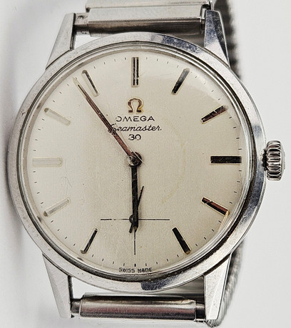OMEGA. Herrarmbandsur, stål, Seamaster 30. på auktion hos Auktionshuset Thörner & Ek