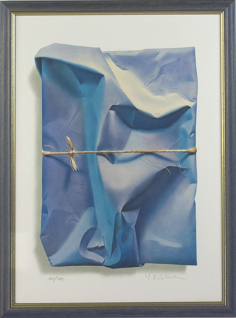 YRJÖ EDELMANN. Gicleetryck, 303/1500, Inslaget paket, signerad. på auktion hos Höganäs Auktionsverk