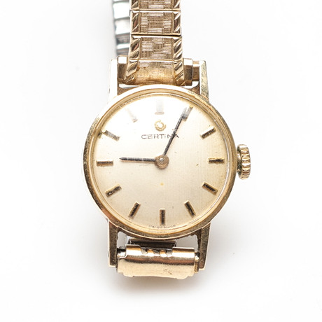 ARMBANDSUR, Certina, 18k, Guld. på auktion hos Gomér & Andersson Linköping