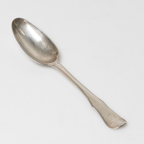 JOHAN FAGERBERG, sked, silver. Karlskrona 1786. på auktion hos Stockholms Auktionsverk Helsingborg