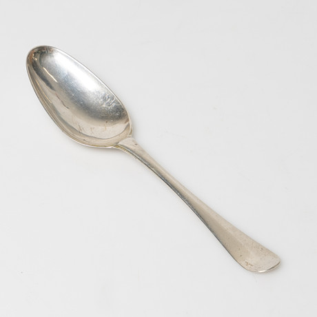 PETTER BIÖRCKMAN, sked, silver. Vimmerby 1779. på auktion hos Stockholms Auktionsverk Helsingborg