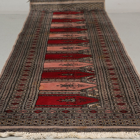 GALLERIMATTA, handknuten, Pakistan, ca 296x78 cm. på auktion hos Ekenbergs Auktioner