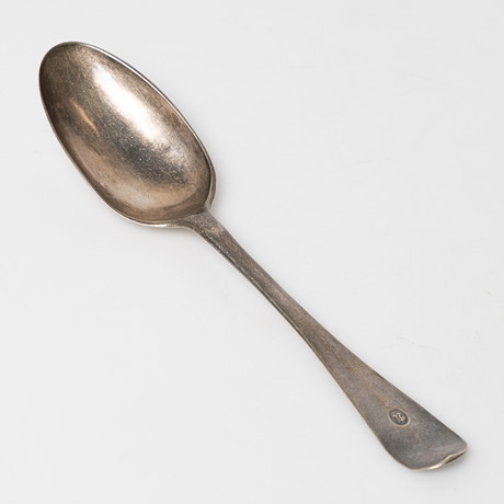 DIDRIK HEITMÜLLER, sked, silver. Nyköping 1779. på auktion hos Stockholms Auktionsverk Helsingborg