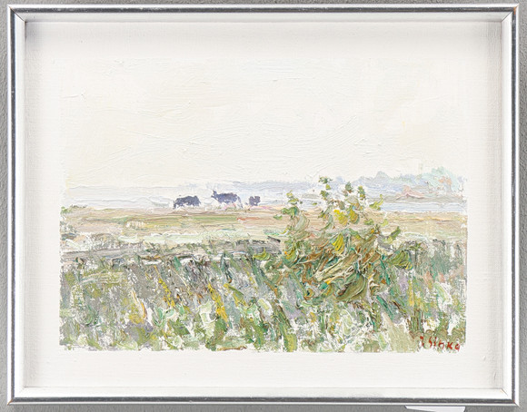 IMANTS SINKA. "Julimorgon, Öland". på auktion hos Karlstad Hammarö Auktionsverk