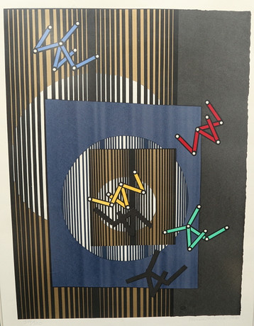 LENNART RODHE. Serigrafi, numrerad, signerad och daterad 1970. på auktion hos Gomér & Andersson Linköping