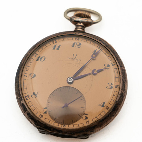 OMEGA, FICKUR, Silver, Schweiz. 1940-tal. på auktion hos Norrlands Auktionsverk