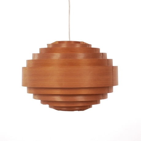 HANS-AGNE JAKOBSSON. TAKLAMPA, spånmodell, Ellysett/IKEA, 1970-tal. på auktion hos Auktionsfirma Kenneth Svensson i Kalmar