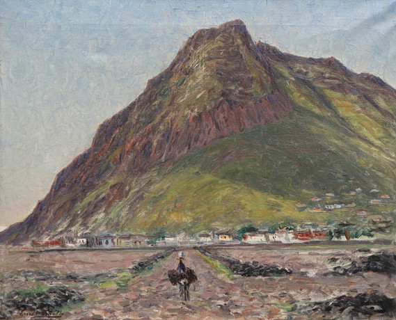 ERNST SMITH. Olja på duk, landskap, signerad. på auktion hos Ekenbergs Auktioner