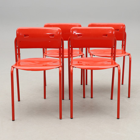 STOLAR, 4 st "Folke", Design: BOX 25, 1980-tal. på auktion hos Crafoord Auktioner Malmö