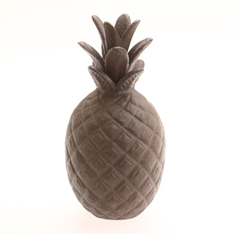 SKULPTUR, ananas, gjutjärn, samtida. på auktion hos RA Auktionsverket Norrköping