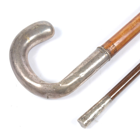 KÄPPAR, 2 st, kryckor i silver, 1900-tal. på auktion hos Stadsauktion Sundsvall
