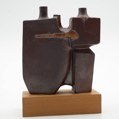 CLAES THELL. SKULPTUR, "Vision", signerad, numrerad 41/400 Egen ateljè, 1900-tal. på auktion hos Norrlands Auktionsverk