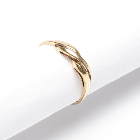 RING/SKROT, 14K, Guld, vikt cirka 1 gram. på auktion hos Gomér & Andersson Linköping