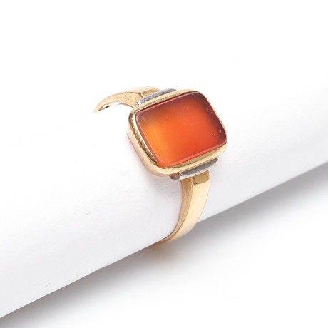 RING, 18K, Guld, vikt cirka 5,7 gram. på auktion hos Gomér & Andersson Linköping