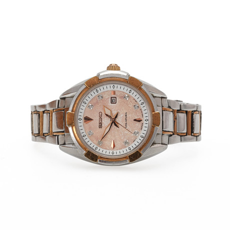 ARMBANDSUR, Seiko Velatura, stål, 33 mm, kvarts, diamanter. på auktion hos Auktionsmagasinet Vänersborg