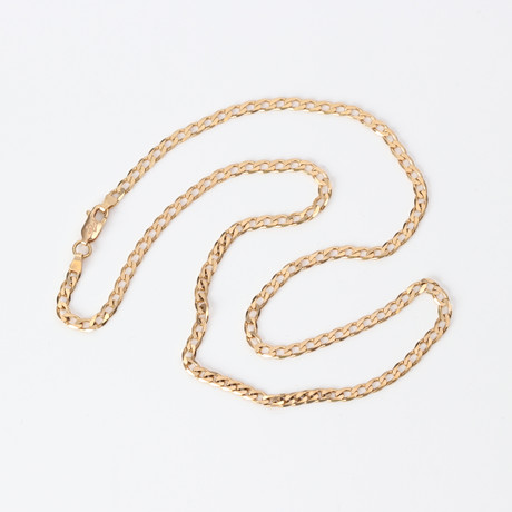 HALSBAND. 18k guld, Balestra, Italien, vikt ca 8,4 gram. på auktion hos Skånes Auktionsverk