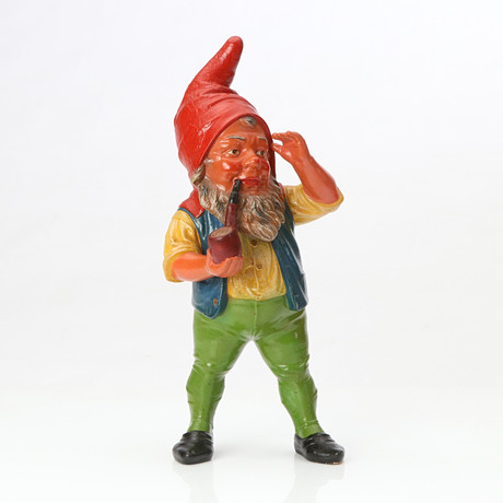 TOMTE. Bemålad keramik. 1900-talets mitt. på auktion hos Skånes Auktionsverk