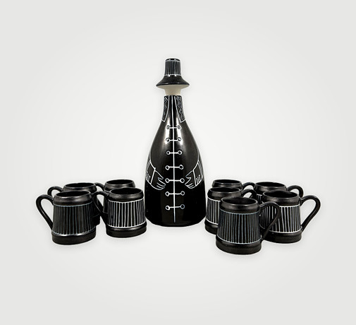 PARTI KERAMIK, 10 delar, "Tarina", Arabia, 1954-63. på auktion hos Auktionshuset STO Bohuslän