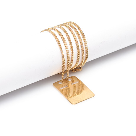 HALSKEDJA med HÄNGE, guld, 18k, ca 8,9 gram. på auktion hos Gomér & Andersson Linköping