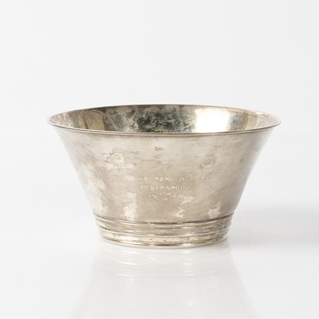SKÅL, silver, Guldaktiebolaget, vikt ca 236 gram. på auktion hos Stockholms Auktionsverk Helsingborg