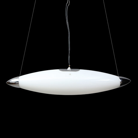 TAKLAMPA, glas/metall, Vetri, ItalienMurano, modern. på auktion hos Kalmar Auktionsverk