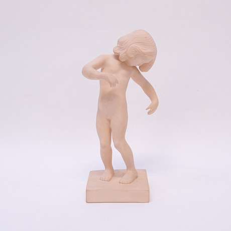 KAI NIELSEN. SKULPTUR, "VENUS KALIPYGOS". TERRAKOTTA. FÖR P. IPSENS ENKE. på auktion hos Björnssons Auktionskammare