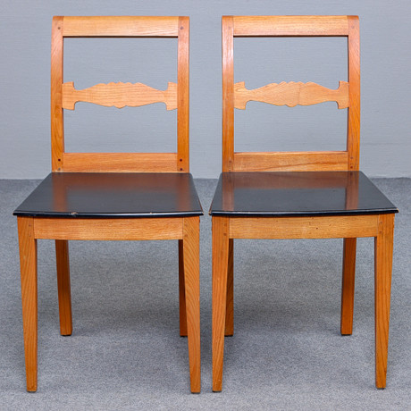 EVERT GENTZELL. STOLAR, PARET, SVART SITS, MÖRBYLÅNGA, ÖLAND. på auktion hos Auktionskammaren Sydost Kalmar