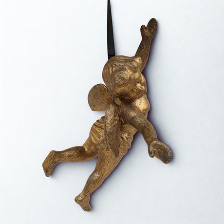 SKULPTUR, föreställande putti, 1900-2000-tal, bronserad konstmassa. på auktion hos Falun Auktionsbyrå
