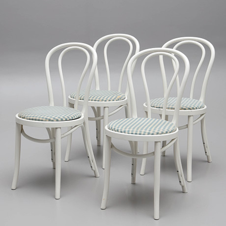 GILLIS LUNDGREN. Stolar, 4 st, plast, ''Öglan'', Ikea. på auktion hos Auktionsmagasinet Vänersborg