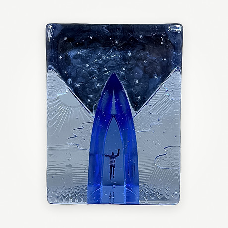 BERTIL VALLIEN. SKULPTUR, glas, signerad, Kosta Boda. på auktion hos Auktionshuset STO Bohuslän