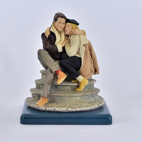 VITTORIO TESSARO. figurin, konstmassa, ADL, Italien, 1980-tal. på auktion hos Halmstads Auktionskammare