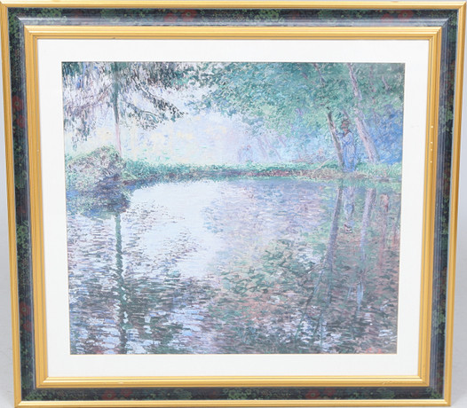 CLAUDE MONET. EFTER. tryck, 1900-tal. på auktion hos Gomér & Andersson Linköping