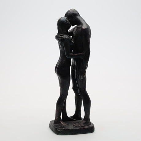 GUDMAR OLOVSON. SKULPTUR, "Les deux arbres" kallbrons signerad. på auktion hos Höörs Auktionshall