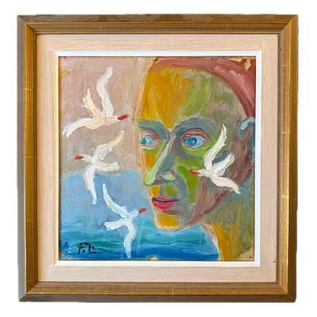 FRANS LARSSON. Olja på Pannå. på auktion hos Auktionshuset STO Bohuslän
