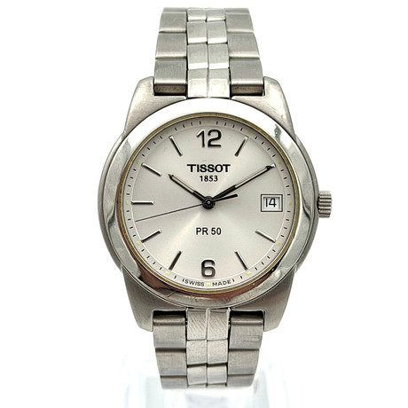 TISSOT PR 50, armbandsur, quartz, stål. på auktion hos Skandia Auktion
