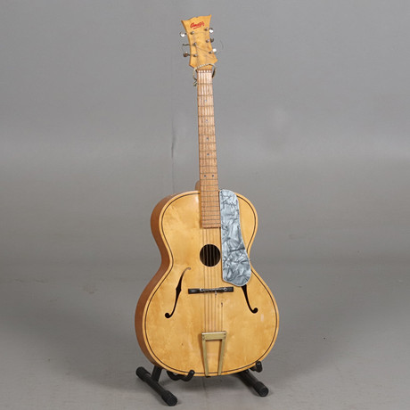 Laúd de guitarra, 6 cuerdas, siglo XX. Objetos de colección