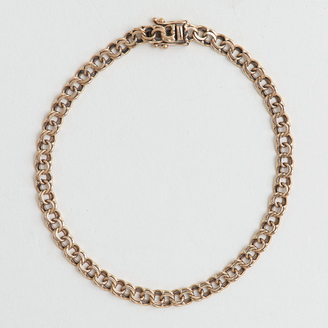 ARMLÄNK, bismark, 18 k guld, 6,81 gram, 1966. på auktion hos Auktionshuset Thelin & Johansson