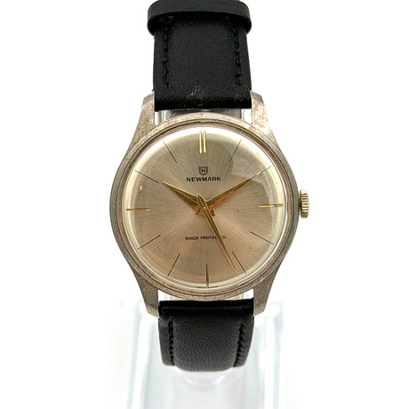 NEWMARK, armbandsur, 1950/60-tal, manuell, stål. på auktion hos Skandia Auktion