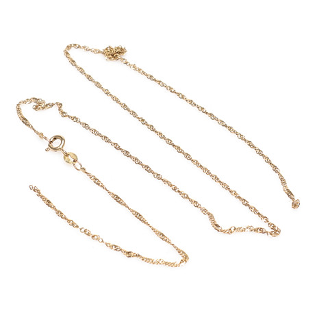Defekt HALSBAND, 9K, Guld, vikt cirka 1,5 gram. på auktion hos Gomér & Andersson Linköping